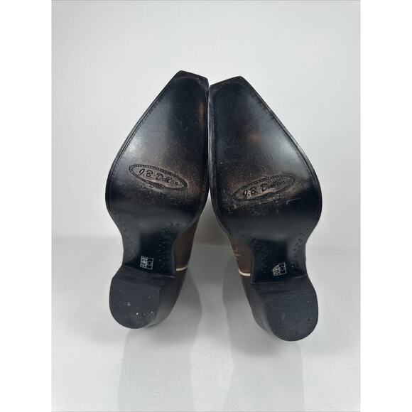 NWT J.B. Dillon Women’s Boots Size 10B Brown Cowboy Genuine Leather JBW5001 - Picture 8 of 9